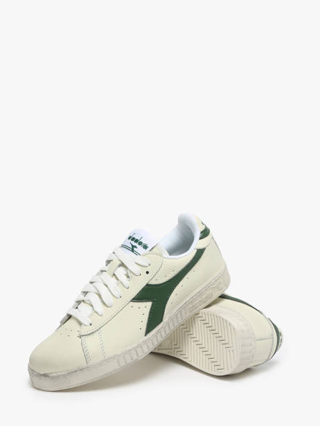 Sneakers Game Low Wax En Cuir Diadora Blanc unisex 178301 vue secondaire 1