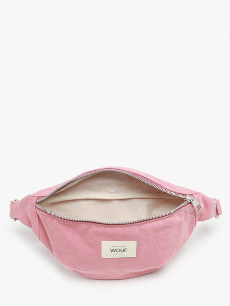 Sunrise Waistbag Wouf Pink denim line WC240020 other view 3