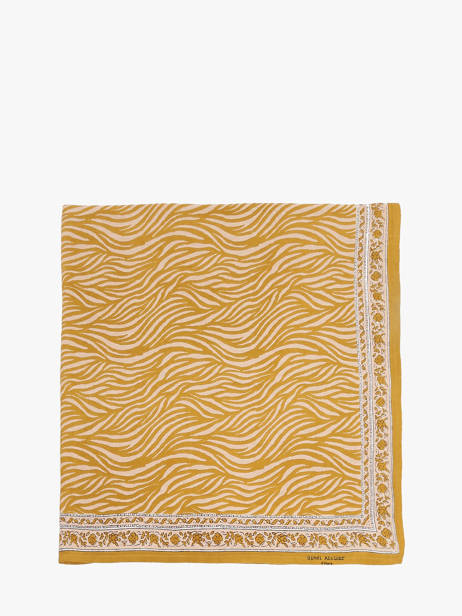 Foulard Bindi atelier Yellow zebra Z