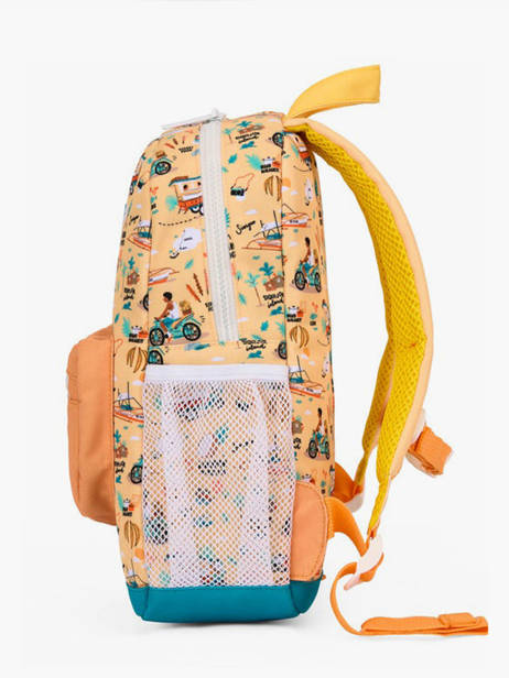 Backpack Hello hossy Orange cool kids P6 other view 2