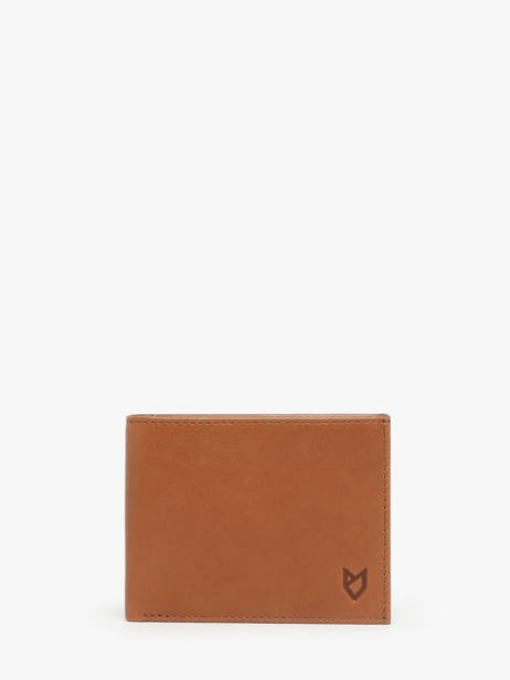 Leather Bovino Wallet Yves renard Brown bovino 1906