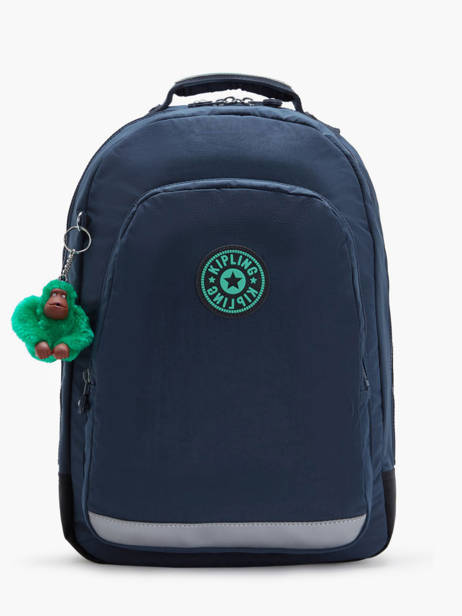 2-compartment Backpack Kipling Blue back to school KI4053