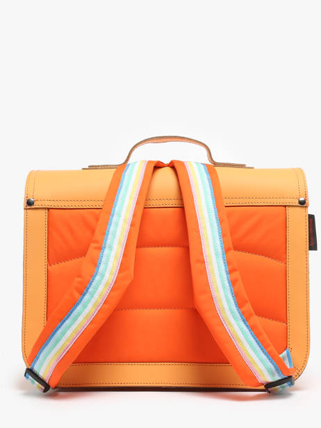 Cartable Marguerite Cuir Own stuff Orange primary 47MARG vue secondaire 4