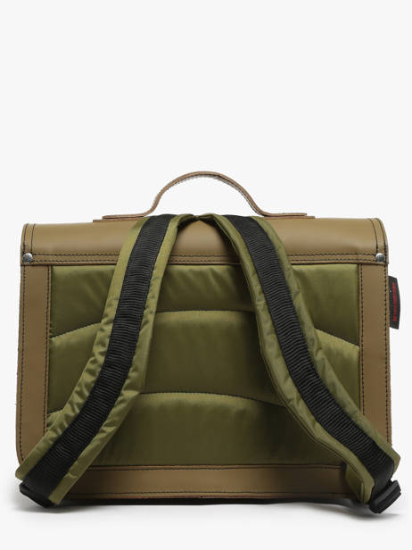 Cartable Dinosaure Cuir Own stuff Vert primary 47DINO vue secondaire 4