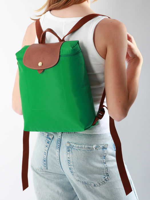 Longchamp Le pliage original Sac à dos Vert