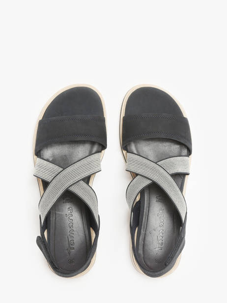 Sandales En Cuir Tamaris Bleu accessoires 42 vue secondaire 3