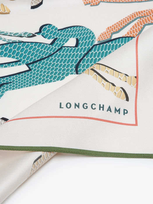 Longchamp Soie gots Scarves Beige