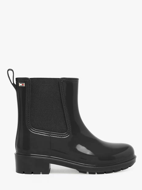 Rain Boots Tommy hilfiger Black women 8213BDS