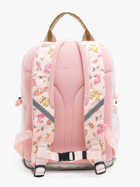 1 Compartment Backpack Caramel et cie Pink boheme FI other view 4