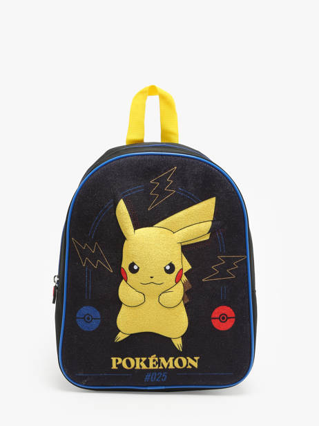 1 Compartment Backpack Pokemon Black energie electrique 24EK201E