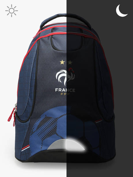 2-compartment Wheeled Schoolbag Paris st germain Blue fff 23CX204R other view 5