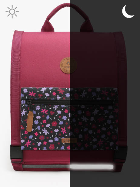 2-compartment Backpack Cabaia Red school M other view 6