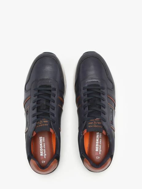 Sneakers En Cuir Redskins Bleu men AFFAIRI2 vue secondaire 3