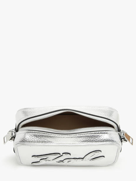 Crossbody Bag K Skuare Polyurethane Karl lagerfeld Silver k skuare 245W3094 other view 3