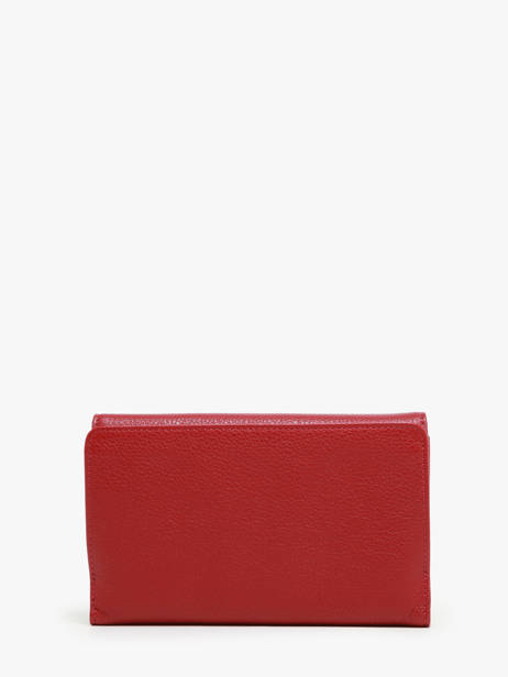 Leather Wallet Foulonné Pia Lancaster Red foulonne pm 22 other view 3