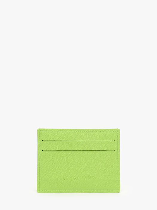 Longchamp Le roseau Bill case / card case Green