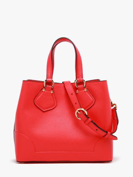 Small Leather Néo Izy Satchel Lancel Red neo izy A12133 other view 3