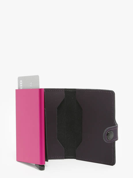 Card Holder Leather Secrid Violet matte MM other view 1