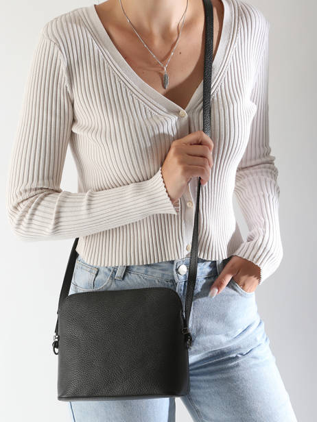 Sac Bandoulière Caviar Cuir Milano Noir caviar CA240614 vue secondaire 1