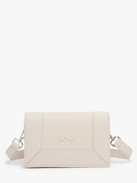 Leather Maastricht Crossbody Bag Nathan baume Beige mondrian 4