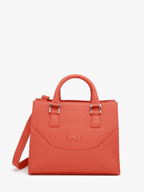 Leather Chloé Satchel Nathan baume Orange event 6