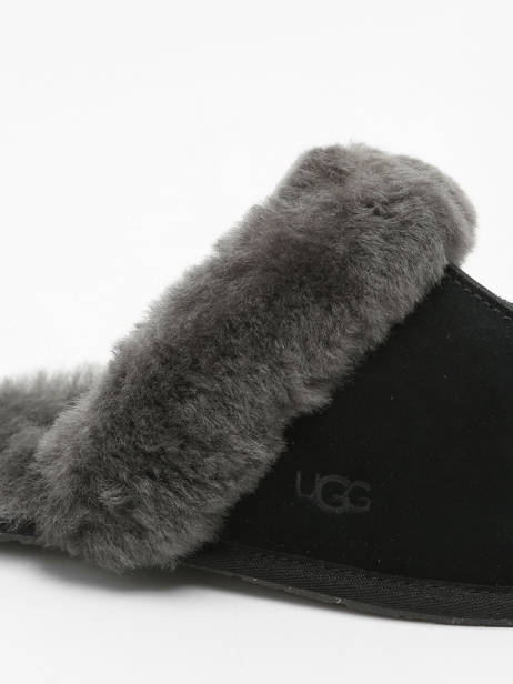 Scuffette Ii Slippers In Leather Ugg Black women 1106872 other view 3