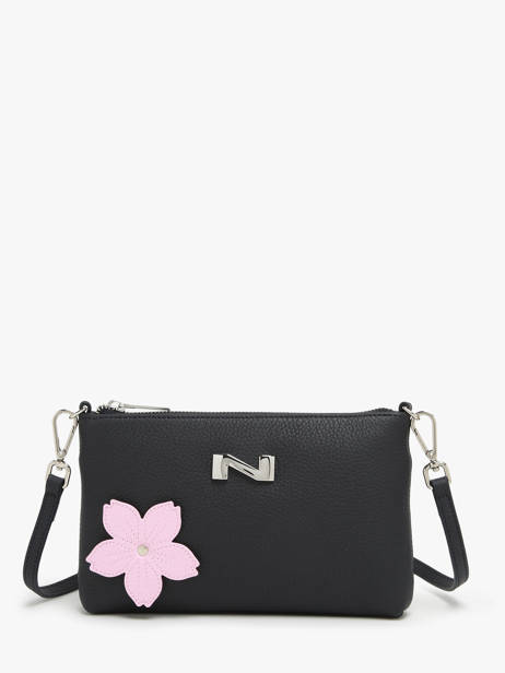 Sac Bandoulière Sakura Cuir Nathan baume Noir sakura 7SA