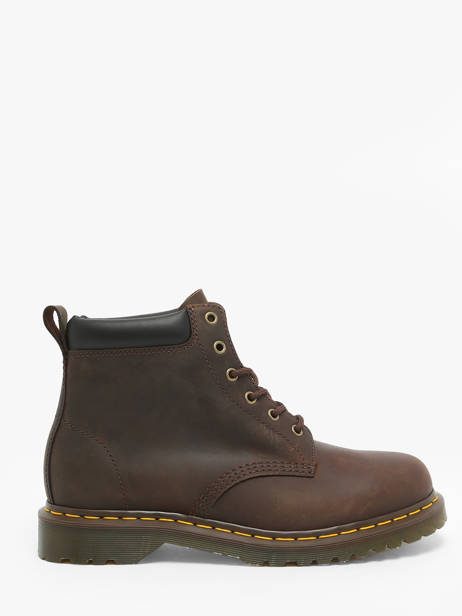 Boots In Leather Dr martens Brown unisex 24282207