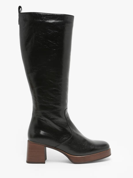 Boots In Leather Dorking Black theme D9339