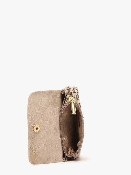 Coin Purse Leather Milano Multicolor velvet leopardo VL23092 other view 1