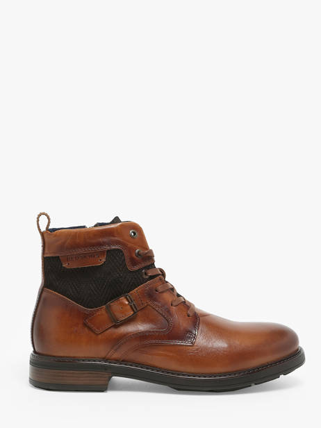 Boots In Leather Redskins Brown men CORRECT