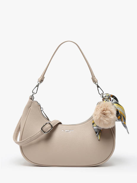 Shoulder Bag Grained Miniprix Beige grained F6994