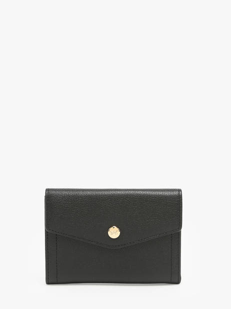 Wallet Leather Hexagona Black luna 688379