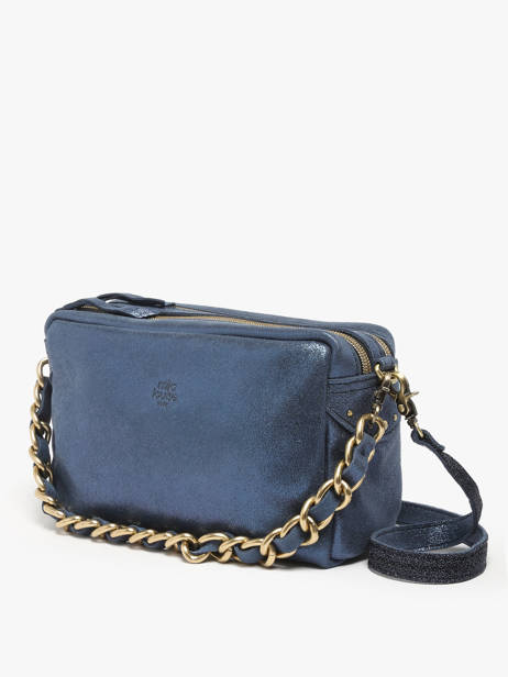 Sac Bandoulière Mama Cuir Mila louise Bleu vintage 23673X vue secondaire 1