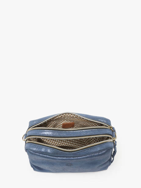 Sac Bandoulière Mama Cuir Mila louise Bleu vintage 23673X vue secondaire 2