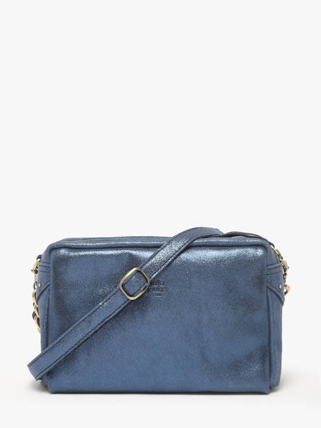 Sac Bandoulière Mama Cuir Mila louise Bleu vintage 23673X vue secondaire 3