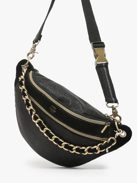 Sac Banane Mila louise Noir ar4 2368MAR4 vue secondaire 1