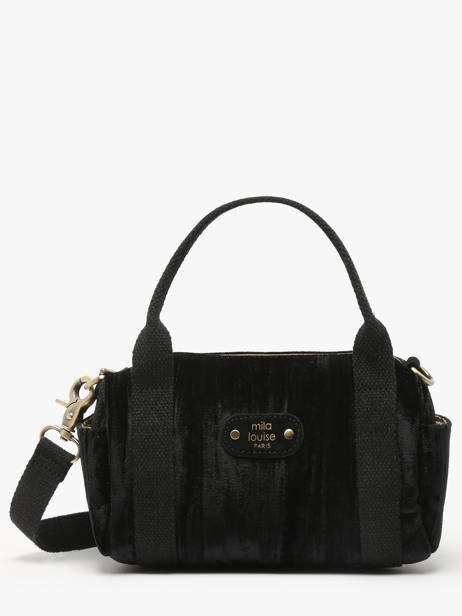 Sac Bandoulière Vfr Velours Mila louise Noir vfr 23224VFR