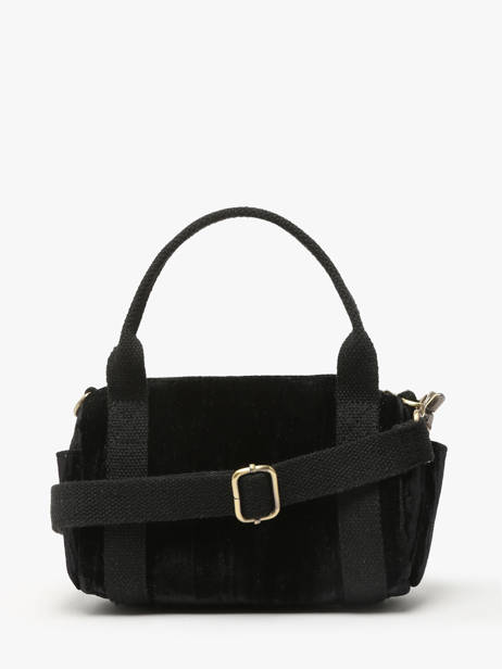 Sac Bandoulière Vfr Velours Mila louise Noir vfr 23224VFR vue secondaire 3