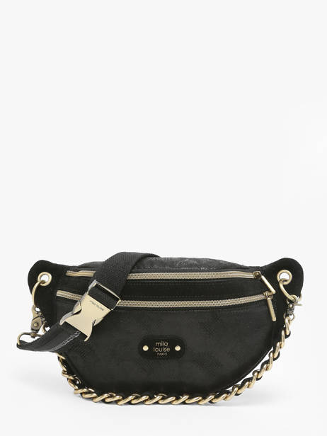 Sac Banane Mila louise Noir pg2 23689PG2