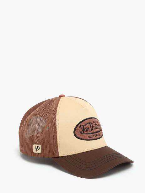 Casquette Von dutch Marron access TERRYLOG vue secondaire 1