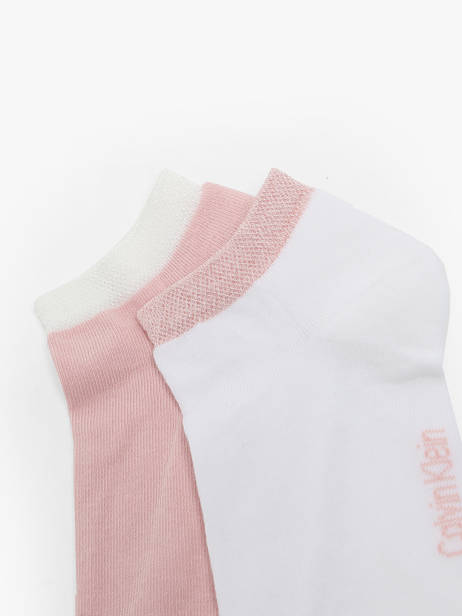 Chaussettes Calvin klein jeans Rose socks 71230600 vue secondaire 1