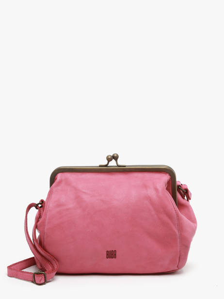 Sac Bandoulière Heritage Cuir Biba Rose heritage BT22