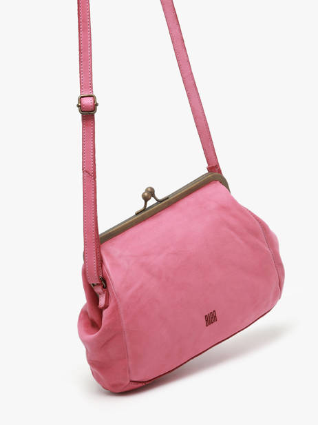 Sac Bandoulière Heritage Cuir Biba Rose heritage BT22 vue secondaire 1