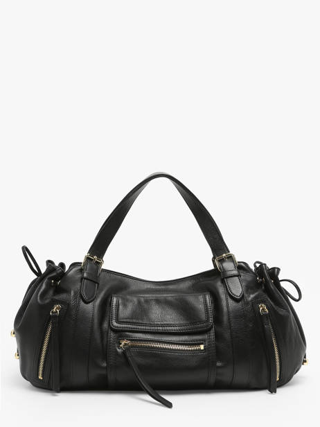 Sac Porté épaule Icone Cuir Gerard darel Noir icone DAS30410