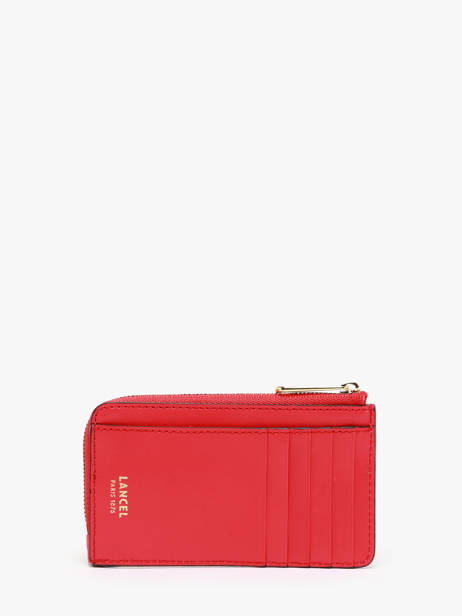 Leather Angèle Card Holder Lancel Red angele A13158 other view 2