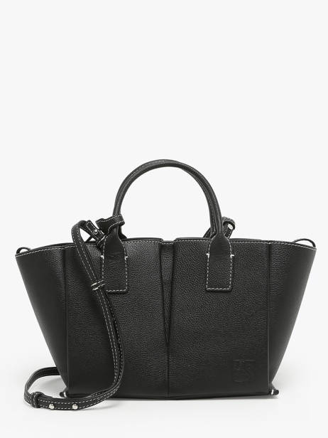 Satchel Elena Leather Le tanneur Black elena TELE1650