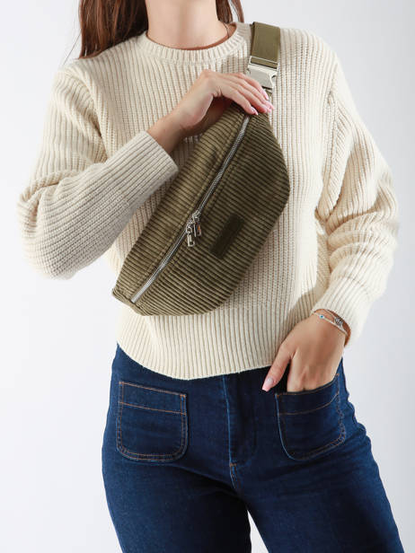 Belt Bag Vanessa wu Green velours MA0112 other view 1