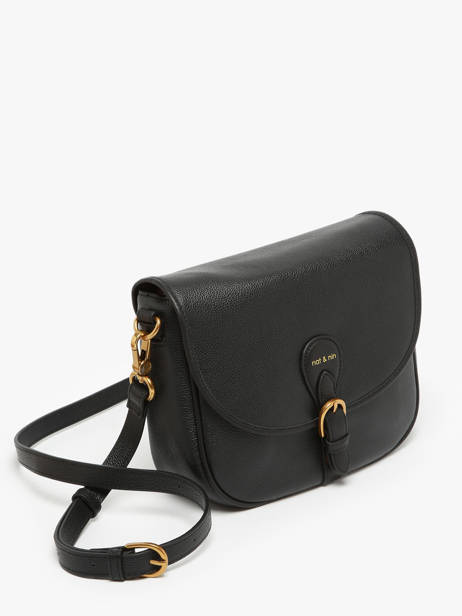 Shoulder Bag Vintage Leather Nat et nin Black vintage OLIVIA other view 2