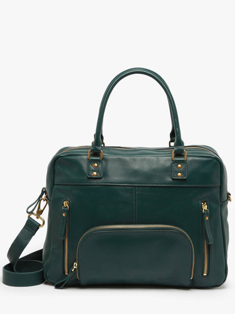 Sac Macy Cuir Nat et nin Vert vintage MACY